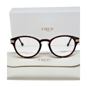 FRED Tortoiseshell Round Optical Glasses - Brown